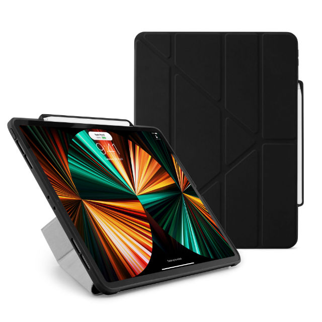 Vista frontal de la funda Origami de Pipetto para iPad Pro 12,9" de 2021